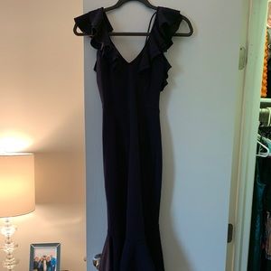 Hello Molly Navy high-low dress